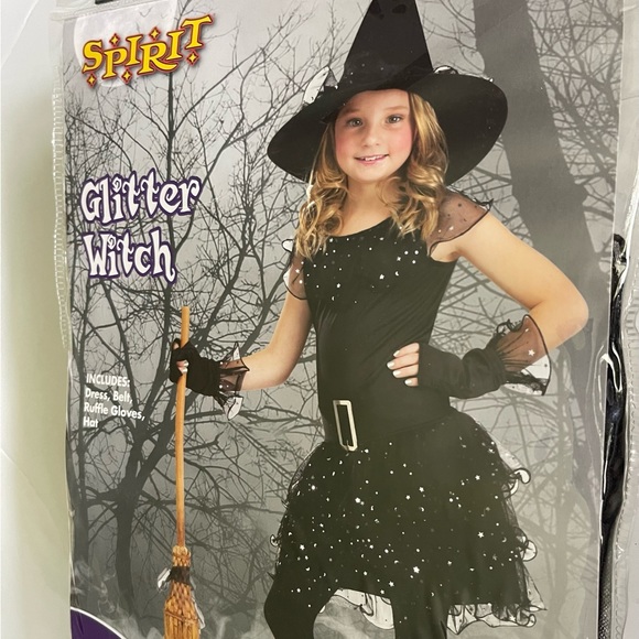 Spirit Halloween Glitter Witch Costume - Picture 5 of 6